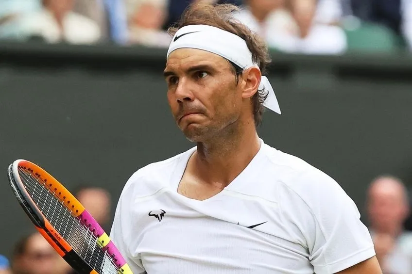 EFE Rafael Nadal durante un partido de tenis