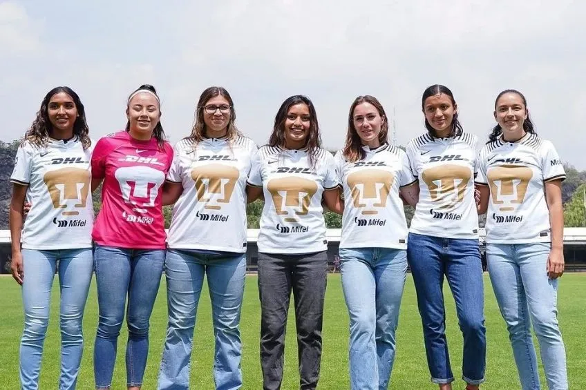 INSTAGRAM: @PumasMXFemenil Presentación de los refuerzos de Pumas Femenil