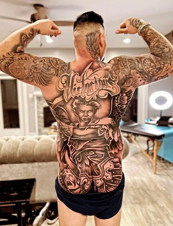 Andy Ruiz mostró su tatuaje