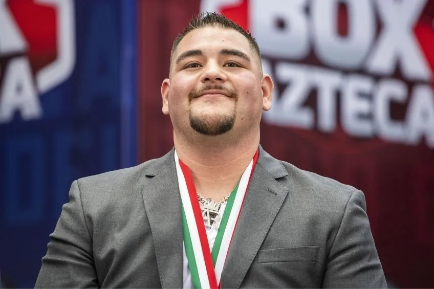 Andy Ruiz tras una conferencia de prensa