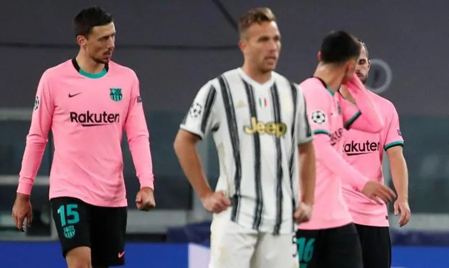 Juevntus y Barcelona en juego