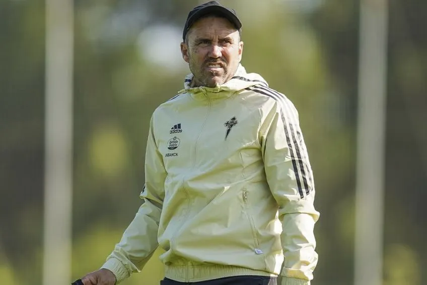 INSTAGRAM: @RCCelta Eduardo Coudet entrenando al Celta