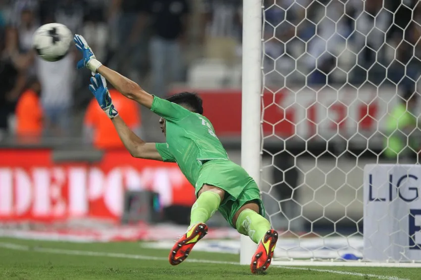 Andrada en el partido vs América de Cali