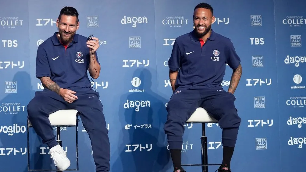 Messi y Neymar lo tomaron a broma.