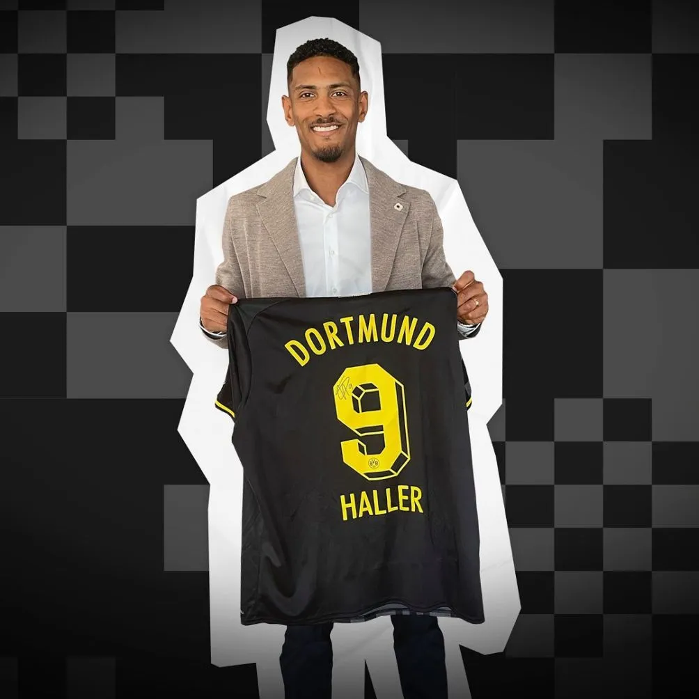 Haller iba a usar el número 9 que dejó Haaland