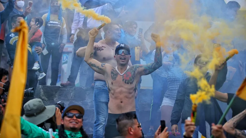 Afición de Pumas en Canetra