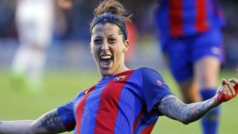 Hermoso celebra gol con Barcelona