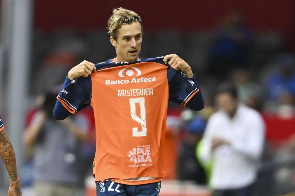 El gol de Puebla fue dedicado a Aristeguieta