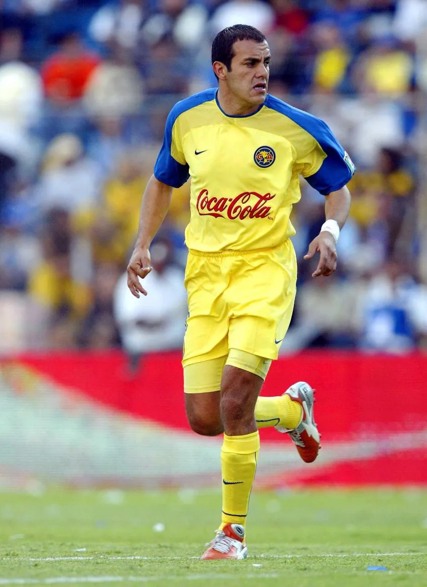 Cuauhtémoc Blanco en un partido de América