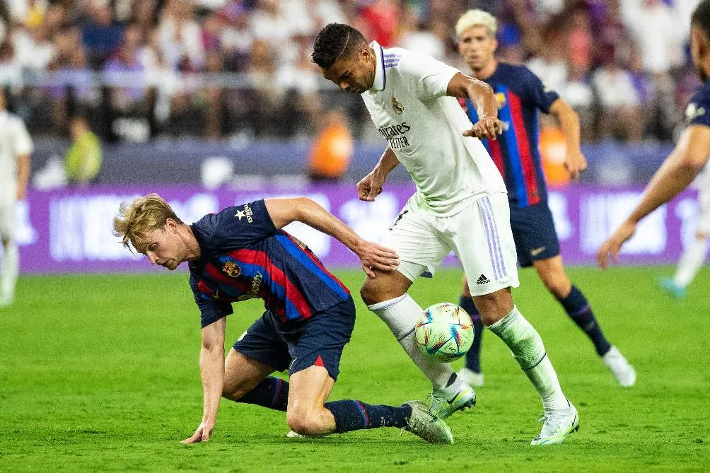 Frenkie de Jong en el Clásico de Las Vegas