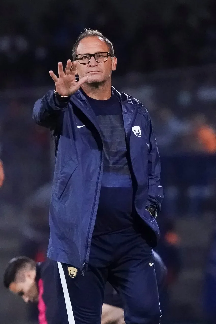 Andrés Lillini en el partido vs Mazatlán