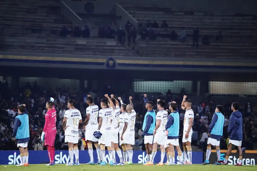 Pumas, equipo invicto del AP22