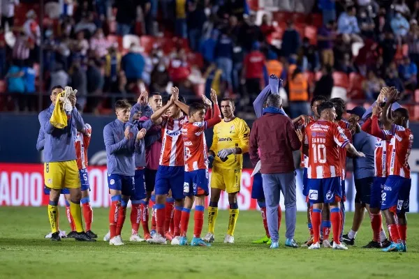 Jugadores del Atlético de San Luis