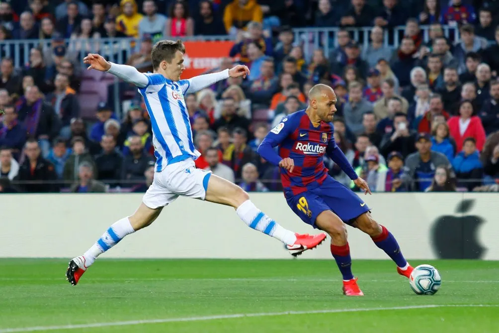 Martin Braithwaite quiere rescindir su contrato con Barcelona
