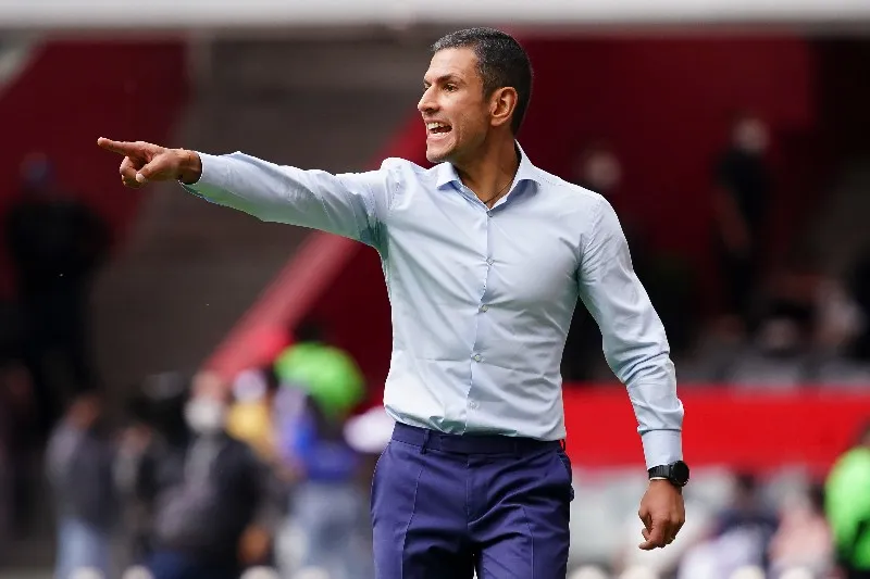 Jaime Lozano en partido con Necaxa