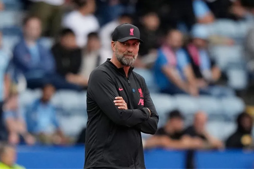 Jürgen Klopp previo a un partido del Liverpool