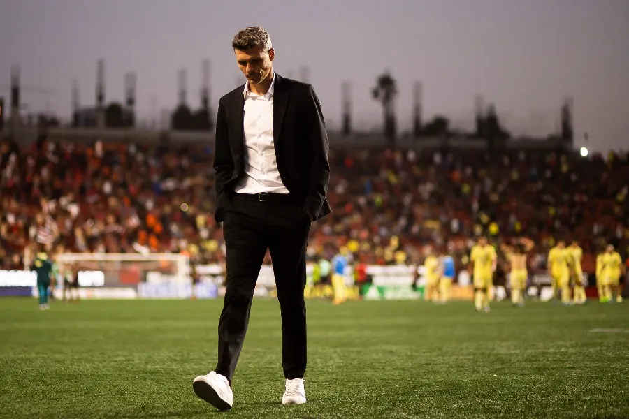 Fernando Ortiz durante un partido con América