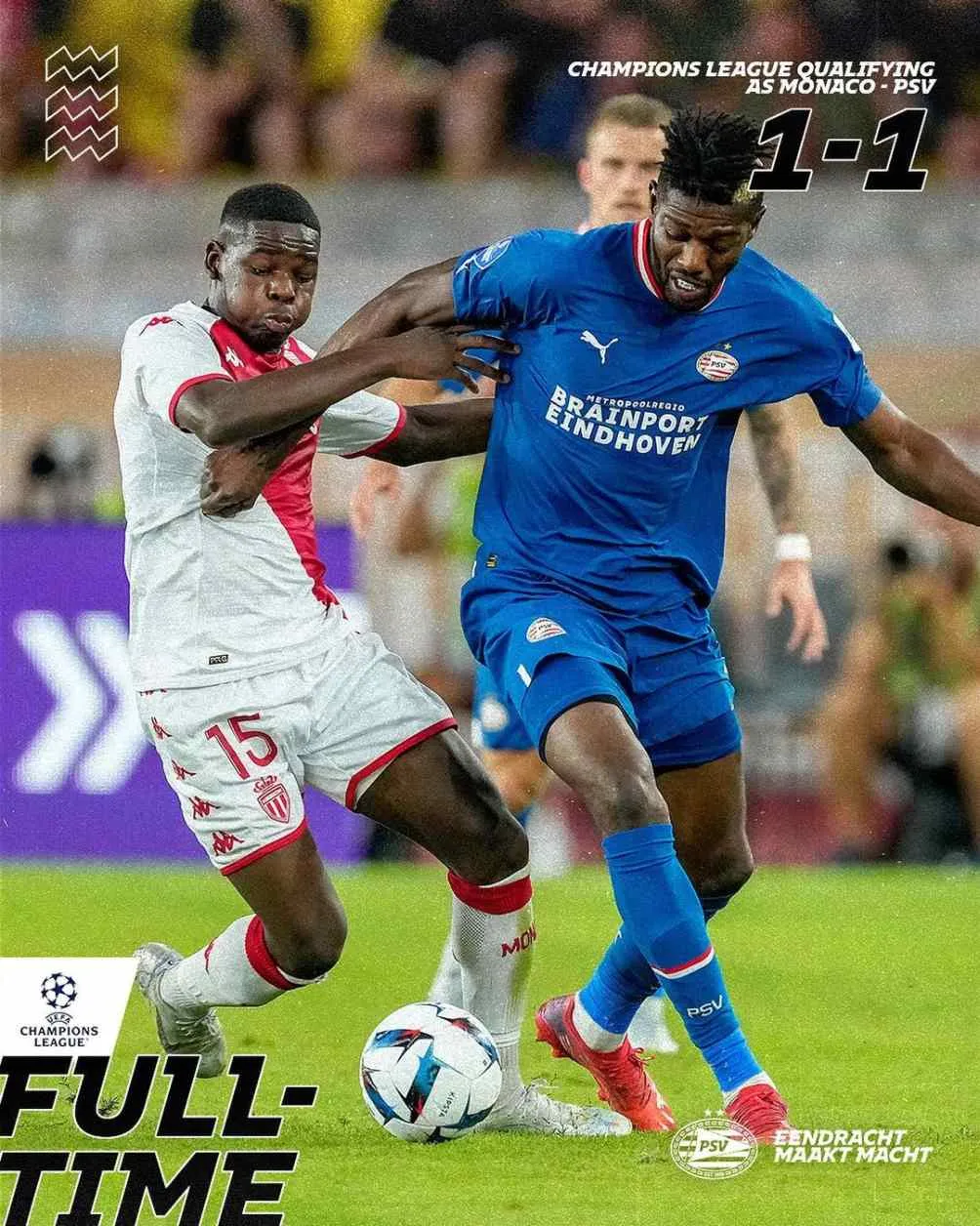 Un duelo férreo se vivió en el Stade Louis II