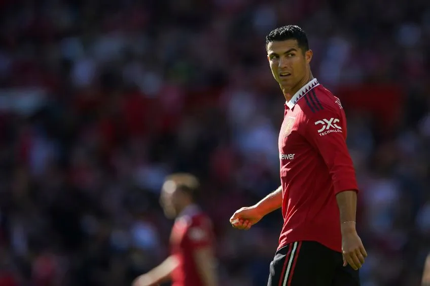 AP Cristiano Ronaldo jugando con el Manchester United