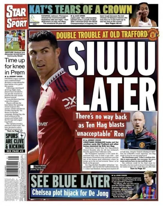 ESPECIAL Portada del diario británico