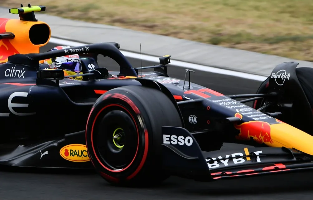 Checo Pérez en el GP de Hungría