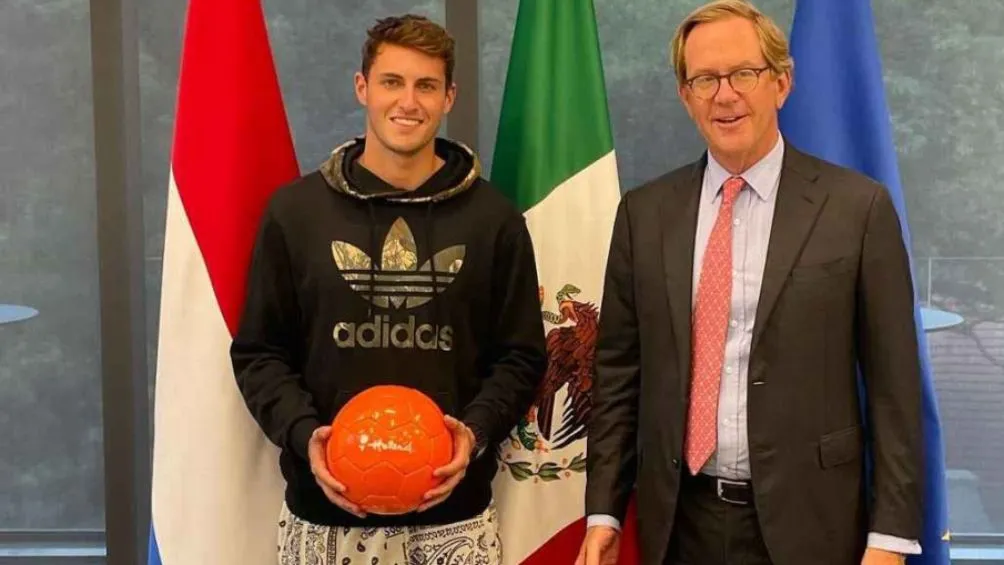IG | @NLINMEXICO Chaco fue felicitado por la Embajada de Países Bajos en México