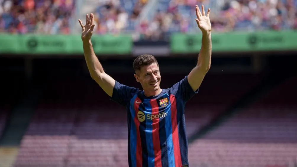 Lewandowski saluda a su nueva afición