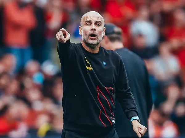 Pep Guardiola con el Manchester City