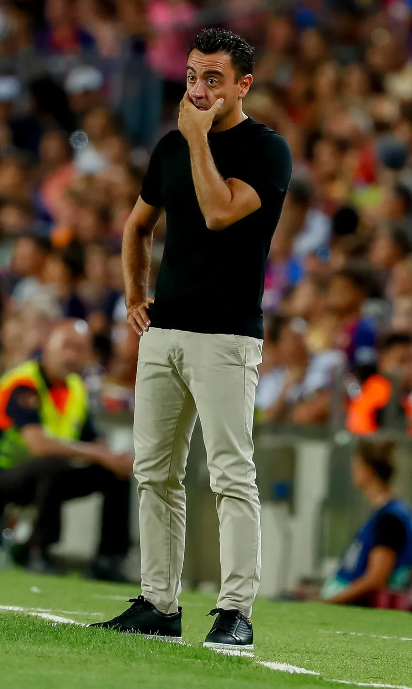 Xavi en el partido vs Pumas