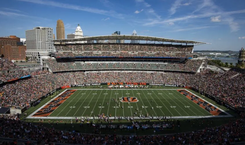 Panorámica del inmueble de los Bengals