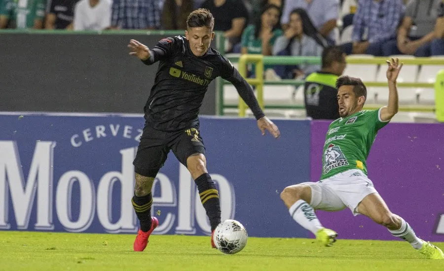 Rodríguez en partido ante León