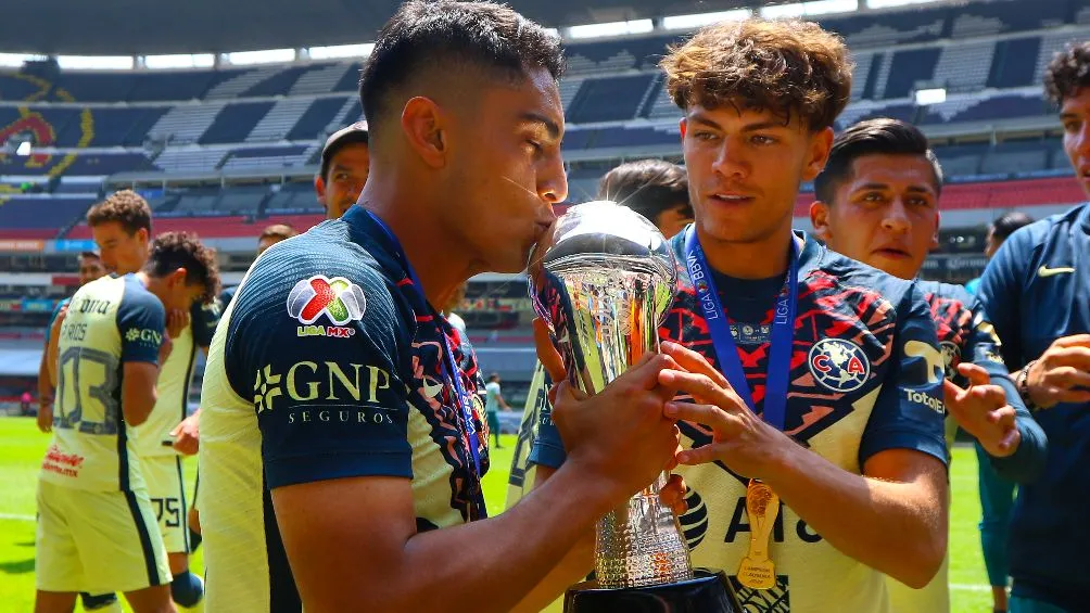 Naveda fue campeón con la Sub-20 del América