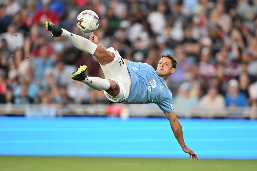 Chicharito en el Skills Challenge del All-Star Game
