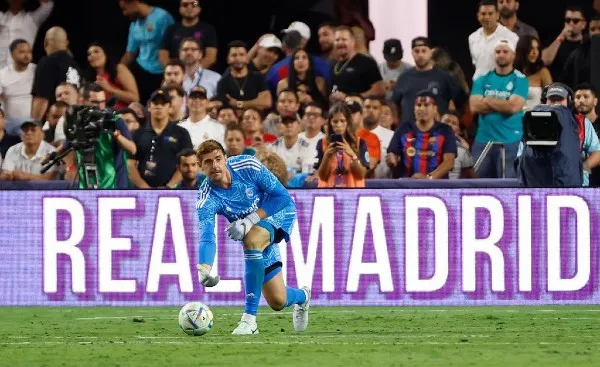 Thibaut Courtois con el Real Madrid