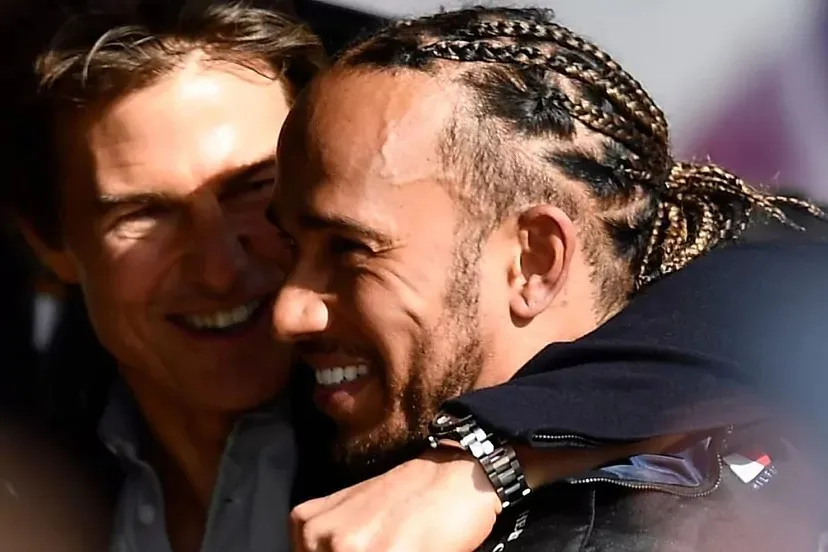 Tom Cruise invitó a Lewis Hamilton a participar en Top Gun