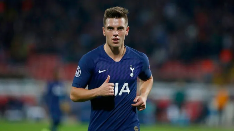 Giovani Lo Celso con Tottenham