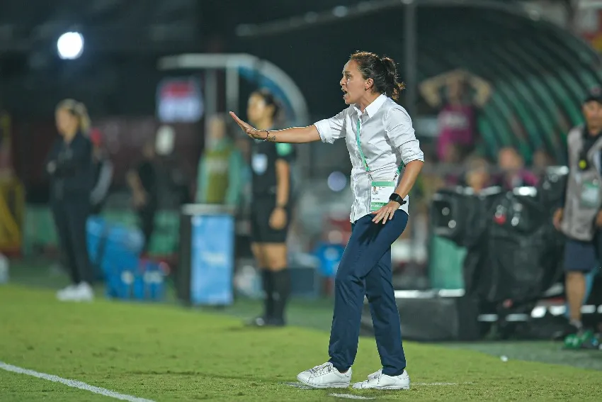 MEXSPORT Ana Galindo durante la victoria de México vs Alemania