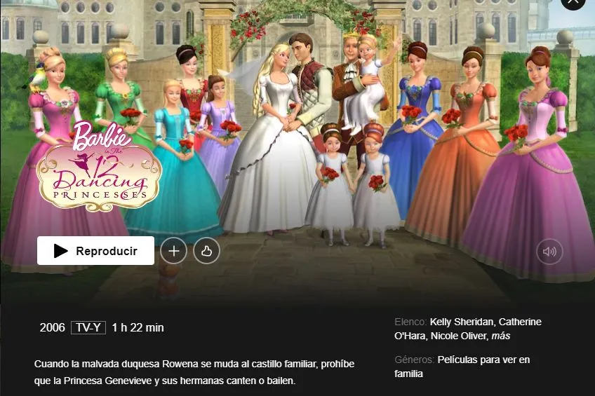 Película de Barbie en el catálogo de Netflix