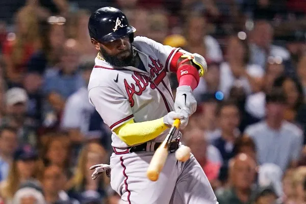 AP Marcell Ozuna con los Bravos de Atlanta