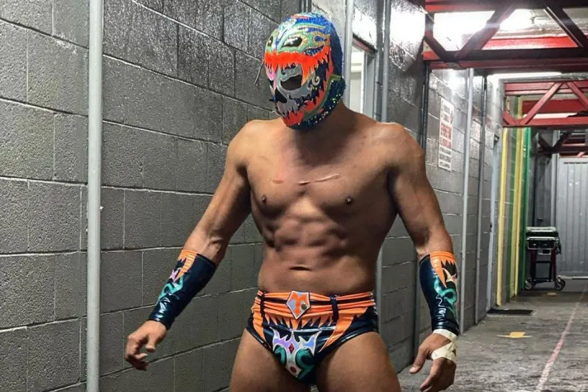 INSTAGRAM: @TitanCMLL_Oficial Titán previo a una lucha