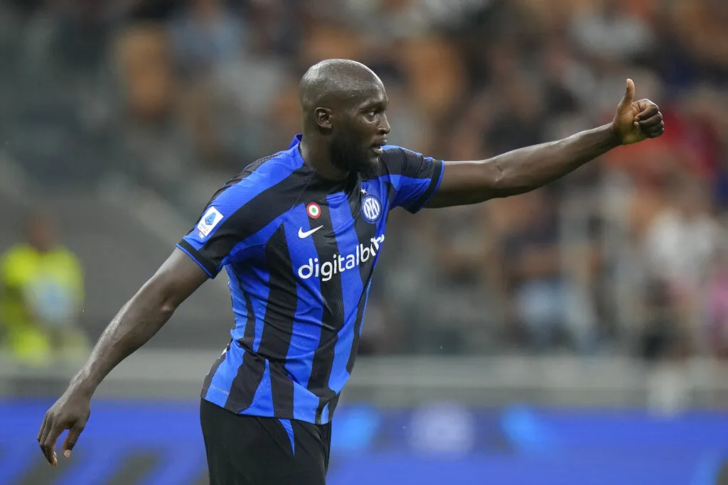 Lukaku en festejo con el Inter