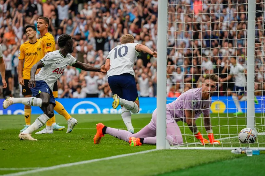 Harry tras anotar un gol histórico