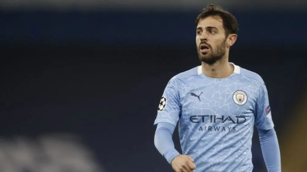 Bernardo Silva con el Manchester