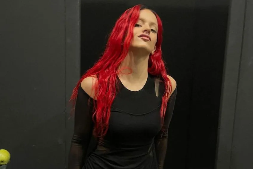 INSTAGRAM: @RosaliaOficial Rosalía previo a un concierto