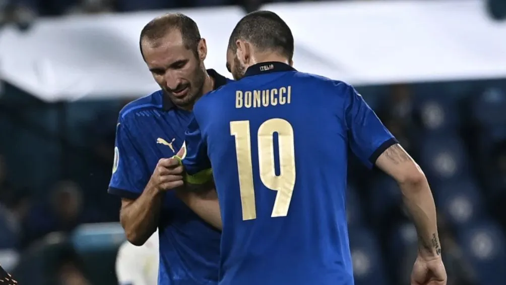 AP Chiellini y Bonucci en la Selección