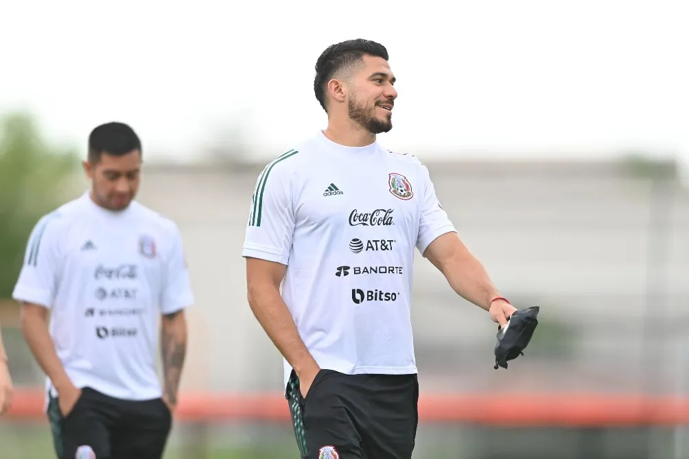 IMAGO7 Henry Martín entrenando con la Selección Mexicano
