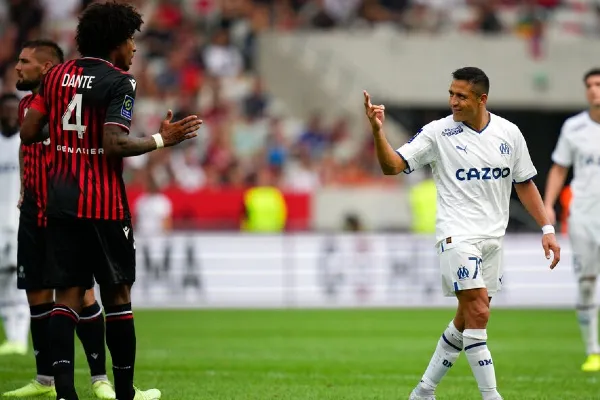 El delantero chileno se hizo notar