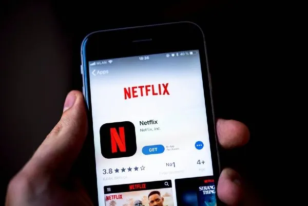 Netflix en aplicación de celular