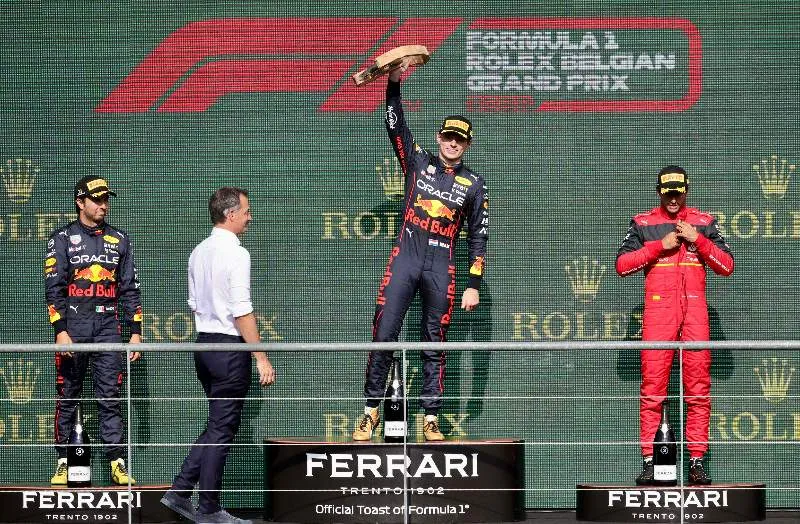 AP Podio de Gran Premio de Bélgica