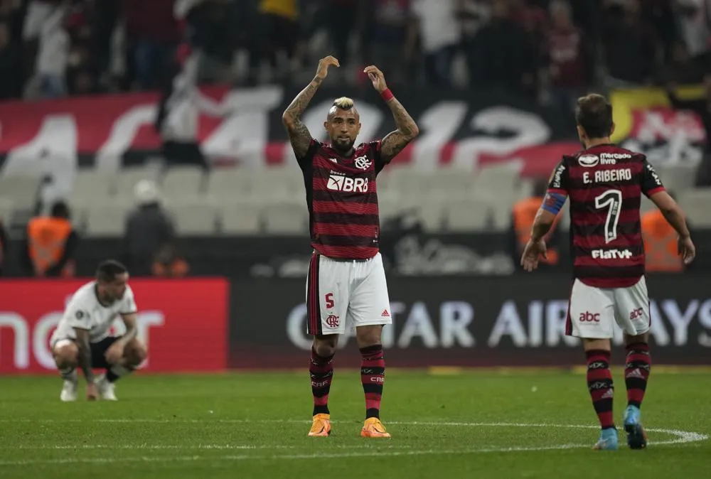 Arturo Vidal con Flamengo